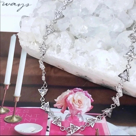 Triangle CZ Choker - Picture 2 of 6